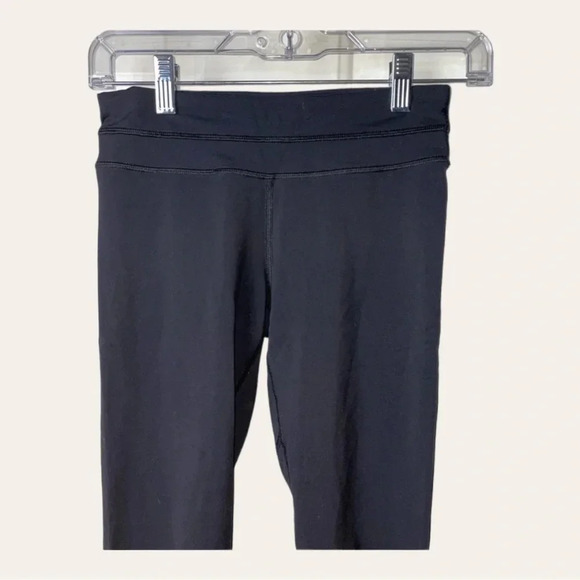 LULULEMON PACE RIVAL CROP MESH PANEL BLACK SIZE 4 IN GOOD CONDITION - Picture 3 of 9